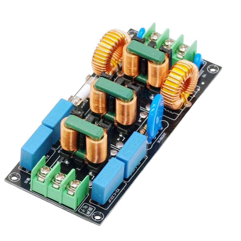 Photos - Other Electrical Equipment Four-Level Audio AC 220V Power Supply Filter 110V Differential Mode Common EMC Safety Rules FCC,8A