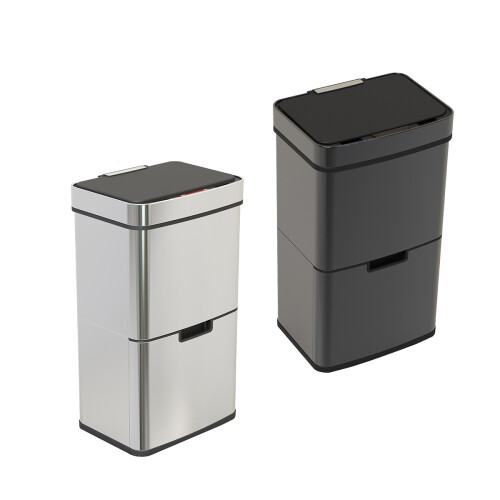 Charles Bentley Charles Bentley Triple Compartment 62L Sensor Bin