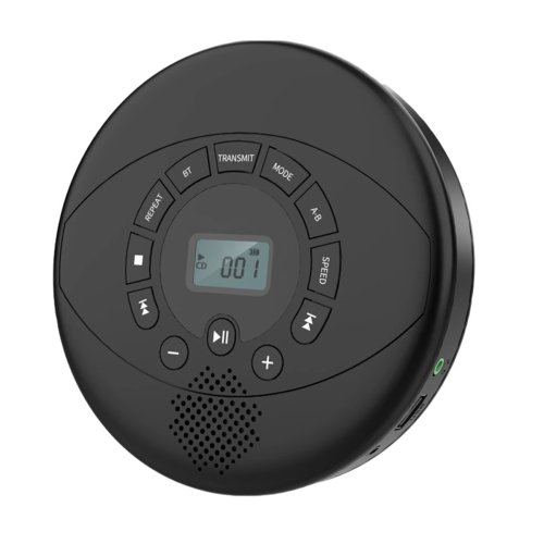 Φορητό CD Player Ενσωματωμένο ηχείο Bluetooth Επαναφορτιζόμενο με θύρα USB/AUX/ακουστικών
