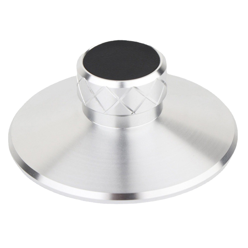 Vinyl Turntable Weight Metal Disc Stabilizer Vibration Reducer Record Clamp Turntables Silver 4851044693781