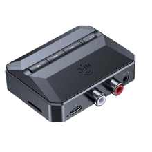 Receptor Bluetooth NFC, adaptador AUX 5.3 para autom?vil, receptor de audio inal?mbrico para est?reo/altavoz/m?sica para el hogar