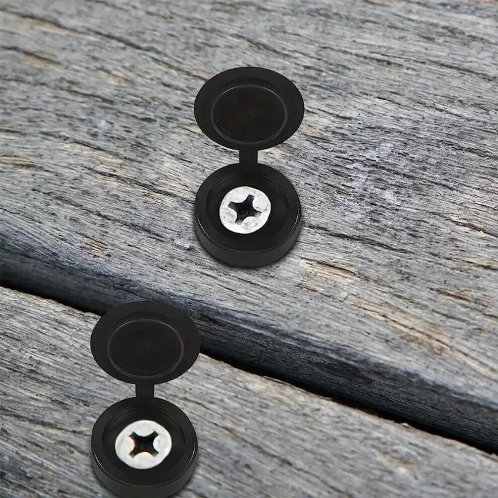 (black, 10pcs) 10-100pcs Screw Decorative Cover Cross Screw Nail Cap Folding Buckle For Car Furniture Decorative Nuts Cover Bolts Hardware