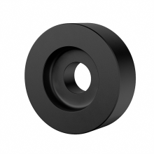 Aluminium 45 RPM Platenspeler Adapter voor 7 Inch Vinyl SL1200 Serie LP Speler Accessoires, Zwart