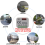 Universal Garage Door Remote Control Receiver 2CH Controller Switch for Transmitter RX Multi Frequency 433-900MHz Black 1