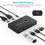 USB KVM Switch 3.0 Switcher for Keyboard Mouse Printer Mi Box 2Pc Port Sharing 4Pcs Device Hub 3
