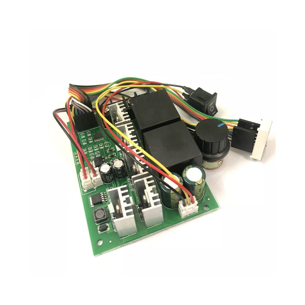 Pwm Dc Motor Speed Controller 10 -55V Digital Led Display 0 -100% Adjustable Drive Module Input 40A 12V 24V 36V 48V 4851044613581