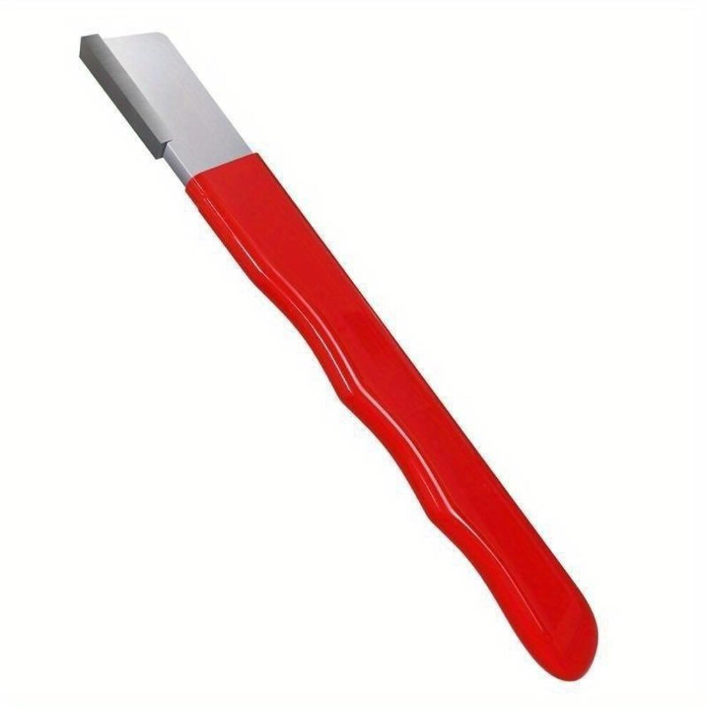 (red, 1pcs) Professional Kitchen Knife Scissors Sharpener - Tungsten And Diamond Ceramic Sharpening Stone For All Blades Including Garden Scissors