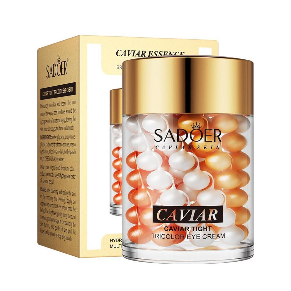 (60g) 60g Caviar Three Colours Eye Cream Essence Firming And Elasticity To Reduce Fine Lines And Puffiness Under The Eyes Of Women Skin Care