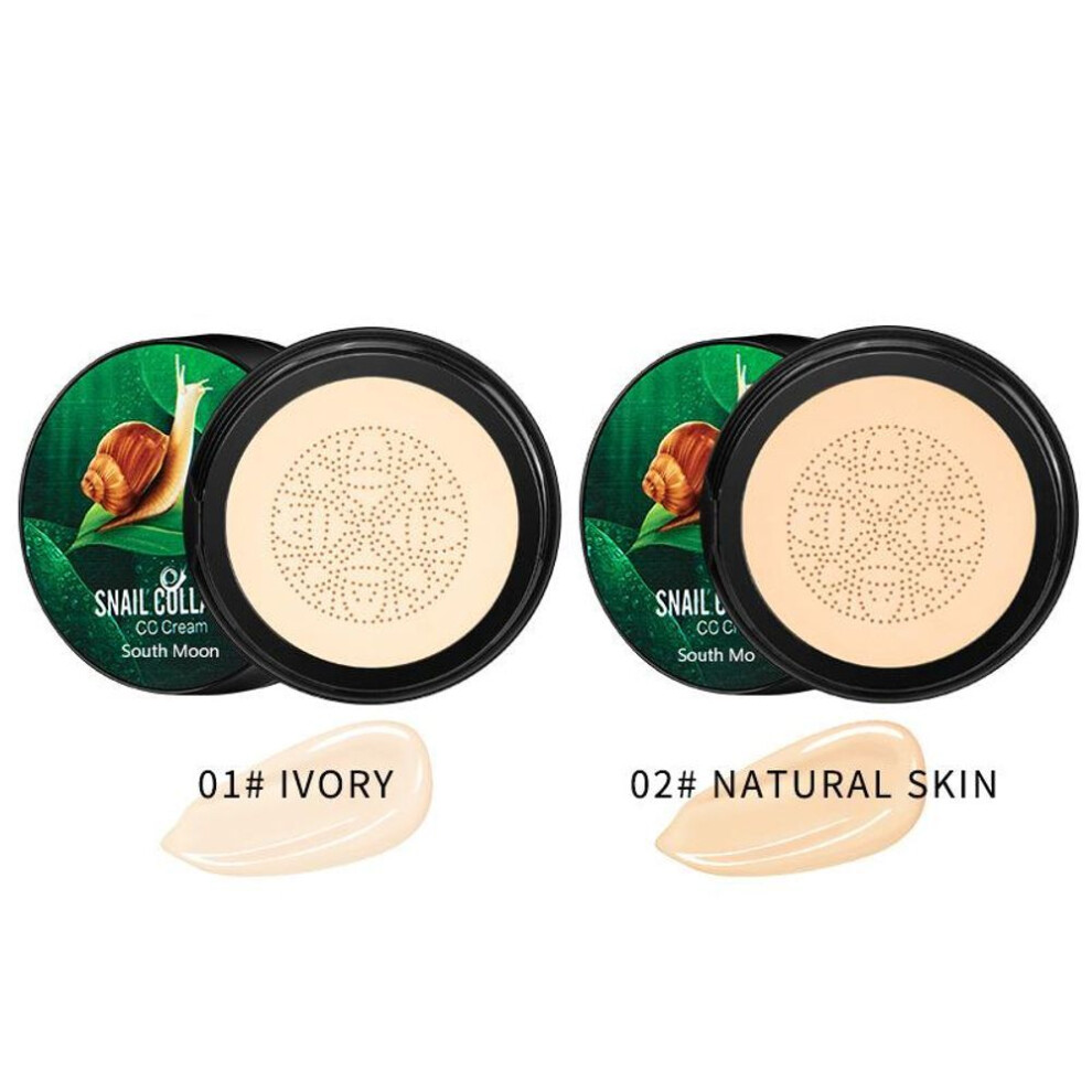 (02#) Nail Collagen Cc Cream Mushroom Head Cushion Liquid Foundation Concealer Brightening Moisturizing Holding Makeup Oil Control