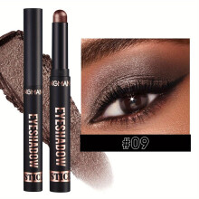(09) Multi-Color Shimmer Matte Cream Eyeshadow Stick Long-Lasting Natural Contour Eye Makeup Pens for Party Easy-to-Apply Water-Resistant Eyeshadow