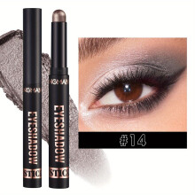 (14) Multi-Color Shimmer Matte Cream Eyeshadow Stick Long-Lasting Natural Contour Eye Makeup Pens for Party Easy-to-Apply Water-Resistant Eyeshadow