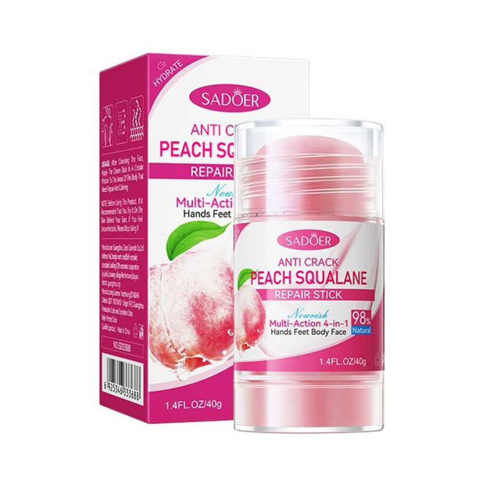 (pink) Ultra-Hydrating Foot Cream for Dry Cracked Heels -40g-Enriched with Vitamin E and Ghycerin  Alcohol Free  Phyto-Squalane-Softens and Nourishes Skin