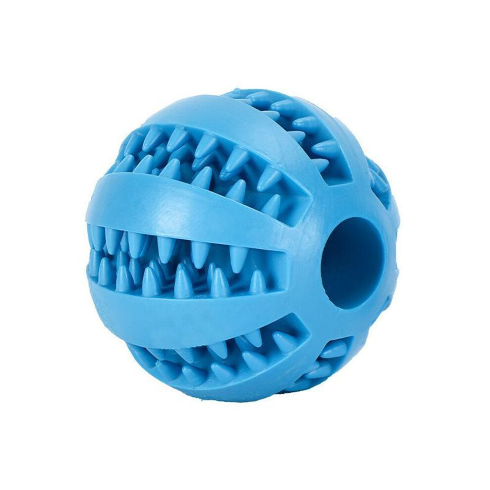 (peacock blue, TPR food leak ball 6cm) Bite-resistant Rubber Leaking Ball For Pets - Large/small Dogs & Cats - Teeth Cleaning And Boredom Relief Toy