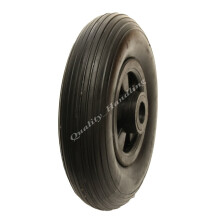Roda de 8" à prova de furos 200x50mm, sem preocupações, sem furos, carrinho de mão