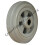 Parnells 160mm solid rubber wheel, plastic centre, 20mm roller bearing 1