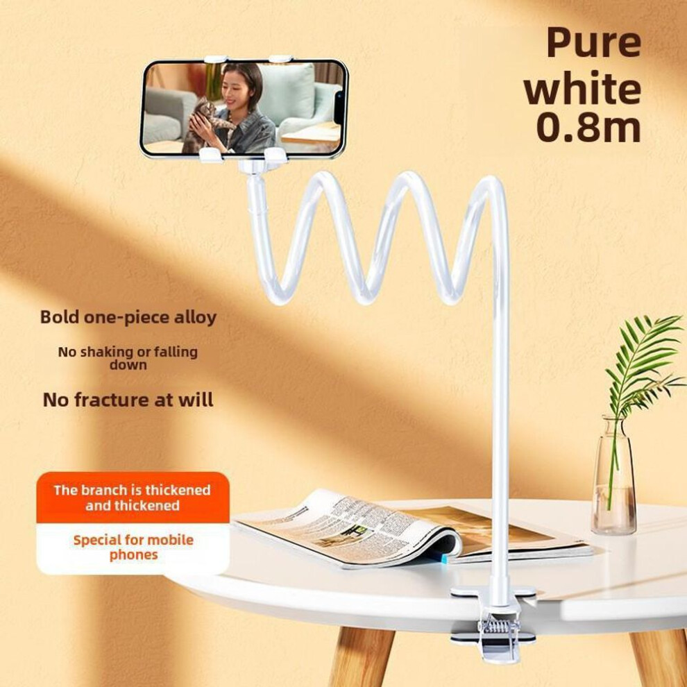 (white, 80CM Upgrade Bold Plus) "multifunctional Folding Stand For Tablets And Phones - Perfect For Desktop Or Bedside Use"