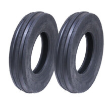 Set of 2 - 3.50-8 Haybob rake turner, 350x8 wheel tyre - Wanda H8023 4ply tire -