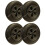 Parnells 16" 4.80/400-8 lekvrij, kruiwagen, rollager - set van 4 1