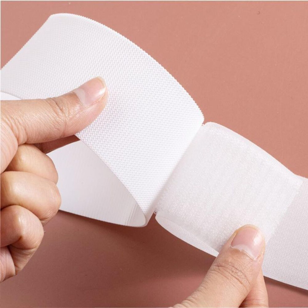 (white, 2cm wide, 1 meter each) Velcro Baby Shoes: Strong, Hair-free Hook & Loop Replacement Strips For Kids&apos; Footwear Accessories