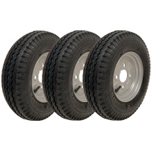 4.80/4.00-8 Rueda de Remolque Kenda 4ply High Speed Road Legal 4 Pulgadas PCD (Juego de 3)