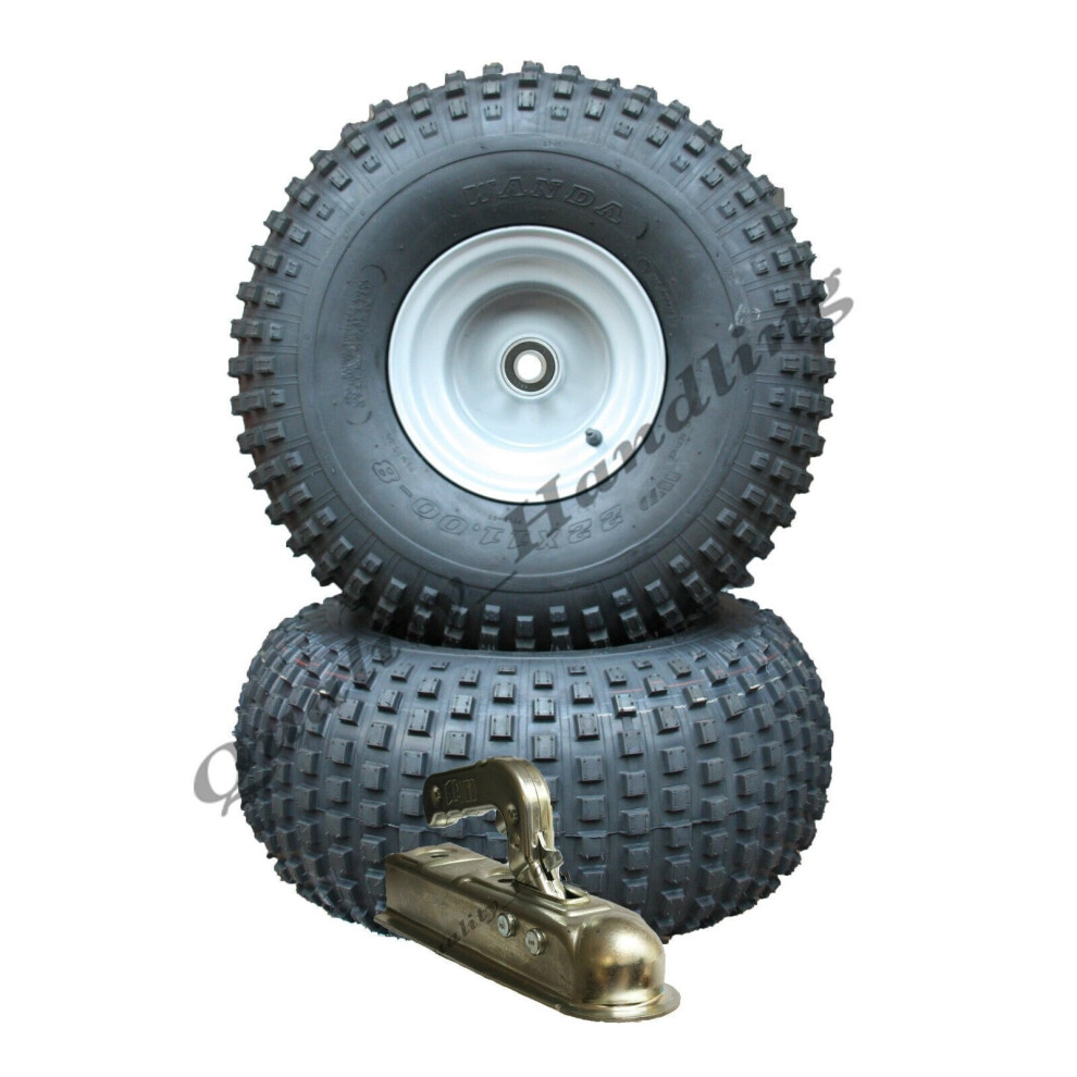 Atv Trailer Kit - Quad Trailer - Wheels With Bearings + Hitch, 310Kg 5060462567263