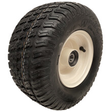 Neumático 13x6.50-6 para cortacéspedes de hierba y llanta de acero Wanda P332, 20mm 6304 Rodamientos