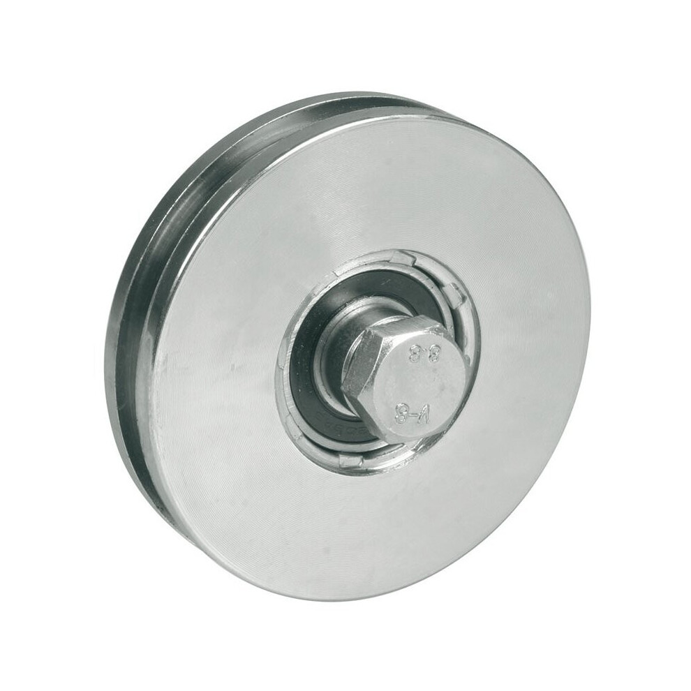 100mm Round groove wheel with 8mm groove for cable with Bolt & Nut
