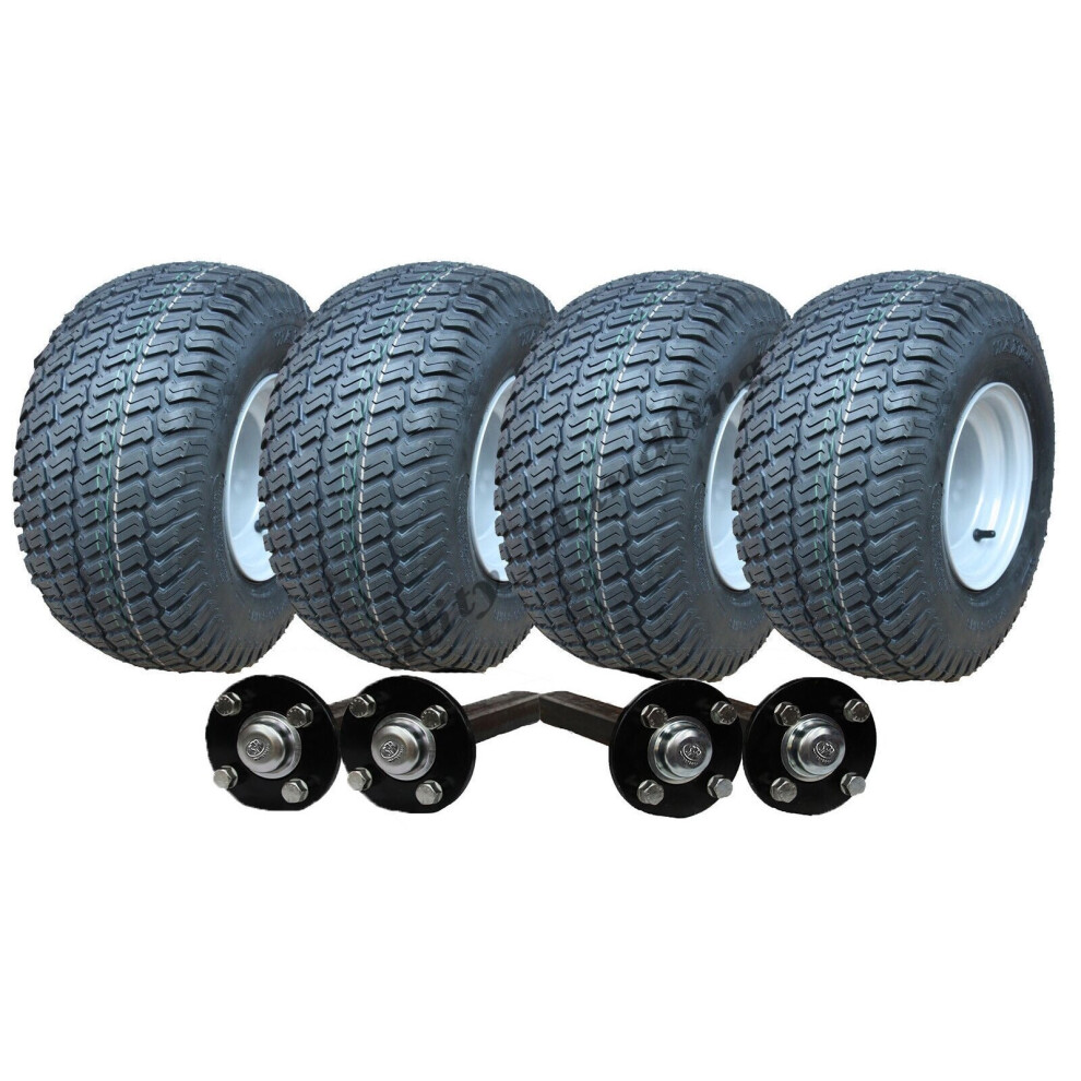 Heavy Duty Twin Atv Trailer Kit 1500Kg, Wheels, Hubs & Axle 5060462569823