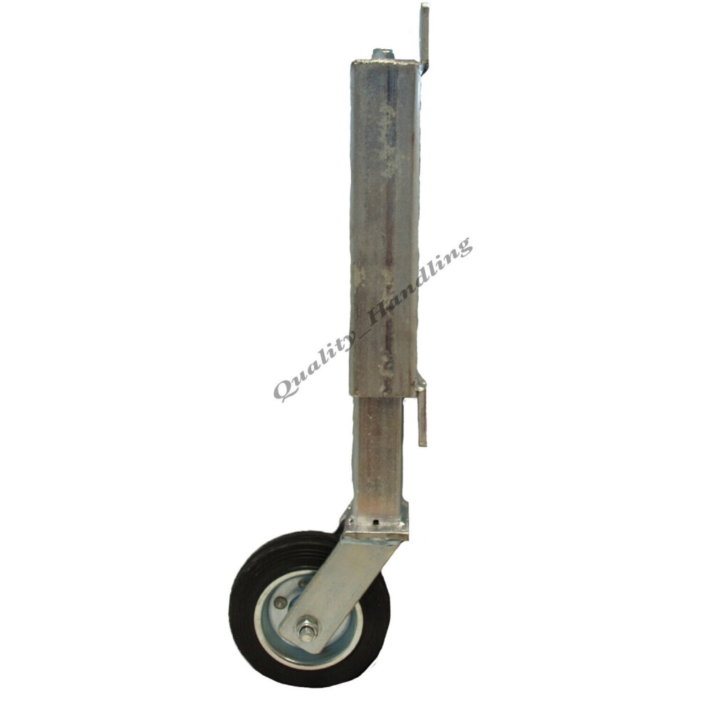 Gate castor wheel, spring loaded, heavy duty - Load capacity: 70kg