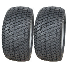 Pneu de relva 18x6.50-8 em jante de 4 pinos, cortador de relva, rodas PCD de 4", conjunto de 2