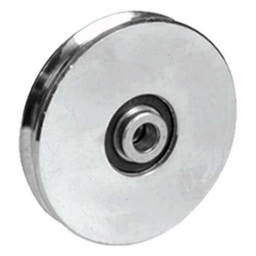100mm Rundrillenrad mit 8mm Rille für Kabel