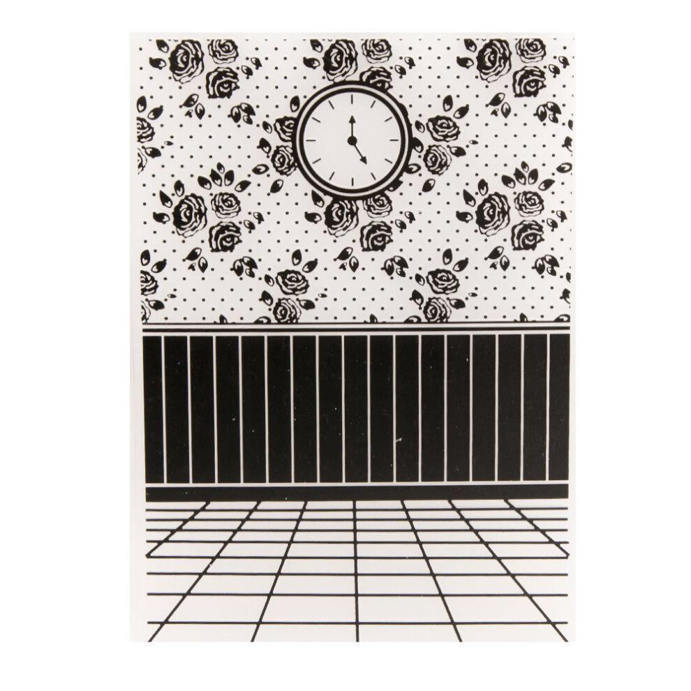 (No.7-Room Wall) Grid Net Plastic Embossing Folders Template Dies Stencil Bubbles Spot Room Wall Fern Leaf Flower Frame
