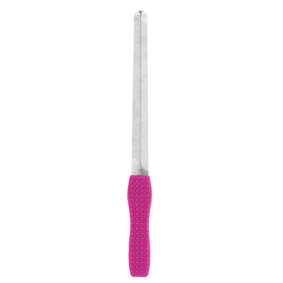 Fashion Dual Sided Stainless Steel Metal Nail Art File Manicure Pedicure Tool