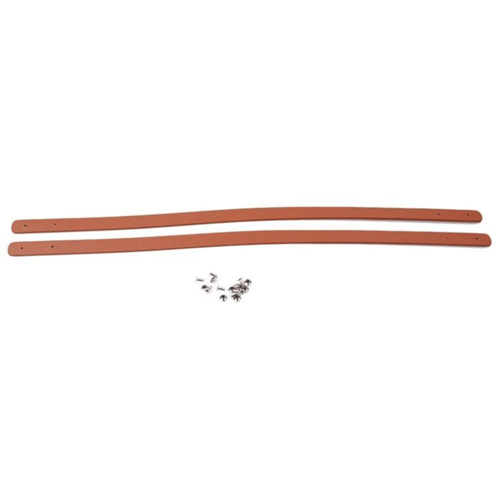 (light brown) 2PCS Replacement PU Leather Strap DIY Shoulder Bag Handbag Handle Purse Bag Handle