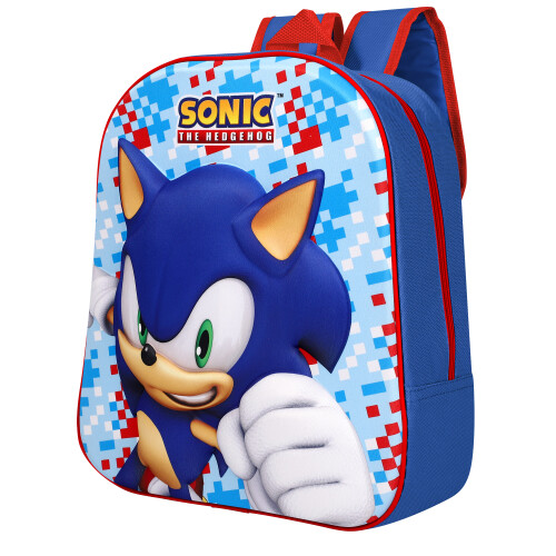 Sonic The Hedgehog Sonic The Hedgehog 3D EVA Backpack Rucksack School Bag Blue 1