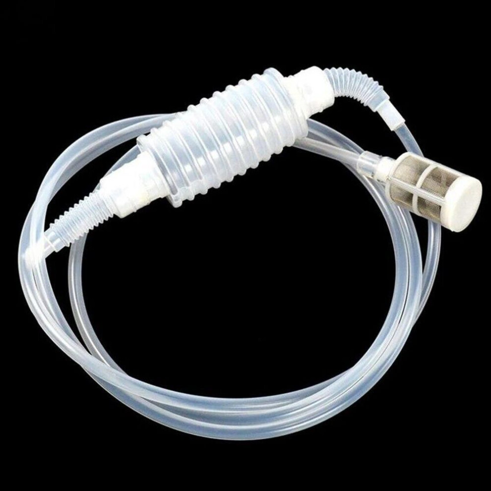 (white) 6.3 Ft Siphon Tube Pipe Hose For Homemade Wine Beer Making Brewing Equipment