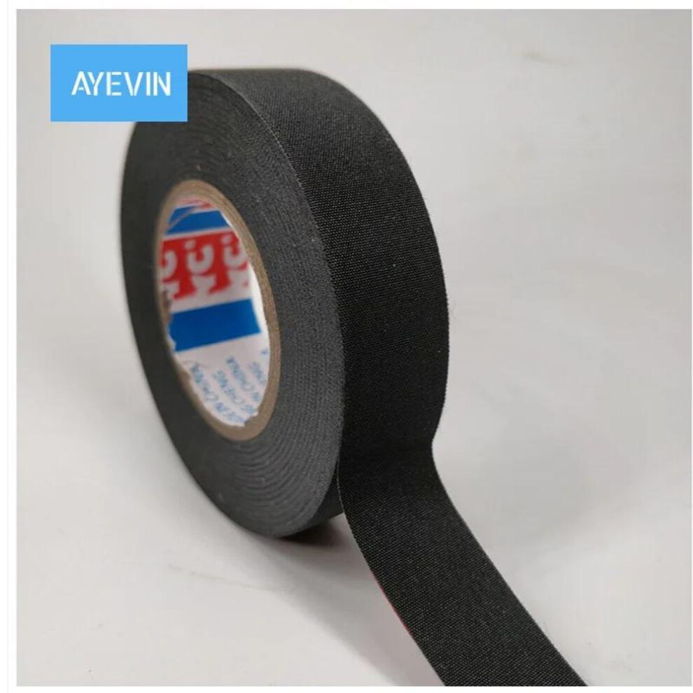 (black, 9mm) Electrical Insulation Tape Flannel Tape9mm/15mm/19mm/25mm/32mm Heat Proof Flame Resistant Pet Bundle Flame Retardant Tape