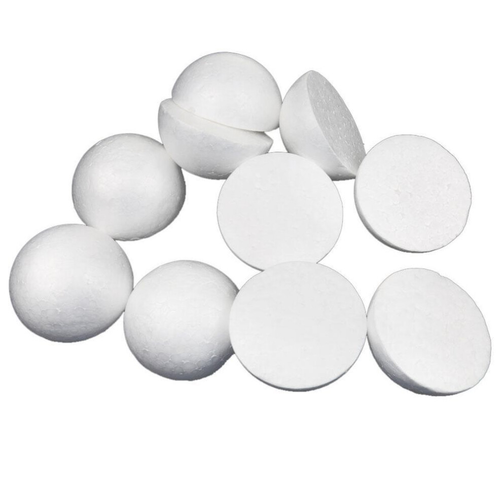 10pcs White Modelling Craft Polystyrene Foam Balls Spheres Kids Craft Decoration Diy 100mm