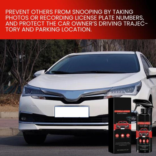 thumbnail image 2 of YO Advanced Reflective Automotive Shield Clear Coating Sprayer Suitable For License Plates Protects Against Cameras Weat I.293604336 2 of 12