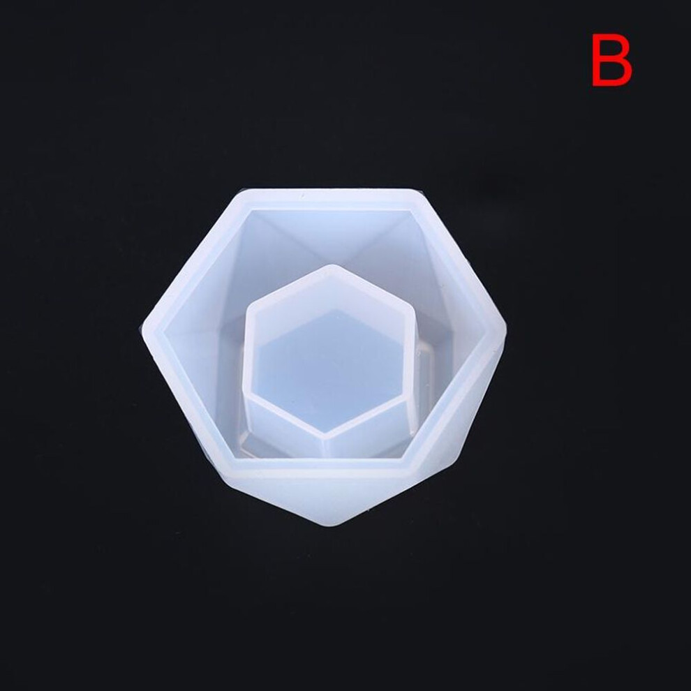(6.5cm) Plant Flower Pot Silicone Mold Epoxy Resin Diy Candle Holder Mould Jewelry Tools