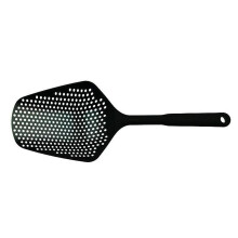 (black) Creative Cooking Shovel with Food Strainer and Nylon Spoon