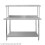 ?tag?re Appoint Restauration Plan de Travail Cuisine 2 Niveaux Acier 4