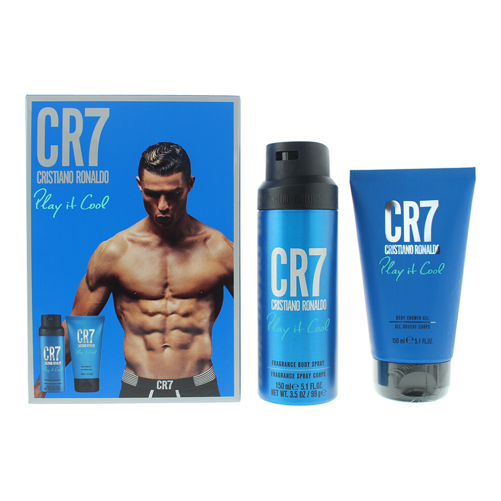 Christiano Ronaldo Cristiano Ronaldo Cr7 Play It Cool 2 Piece Gift Set: Shower Gel 150Ml - Body Spray 150Ml