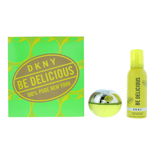 DKNY DKNY Be Delicious 2 Piece Gift Set: Eau De Parfum 100ml - Refreshing Shower Mousse 150ml
