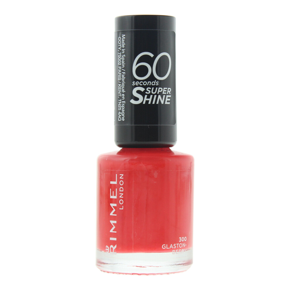 Rimmel 60 Seconds Rita Ora 300 Glaston Berry Nail Polish 8ml