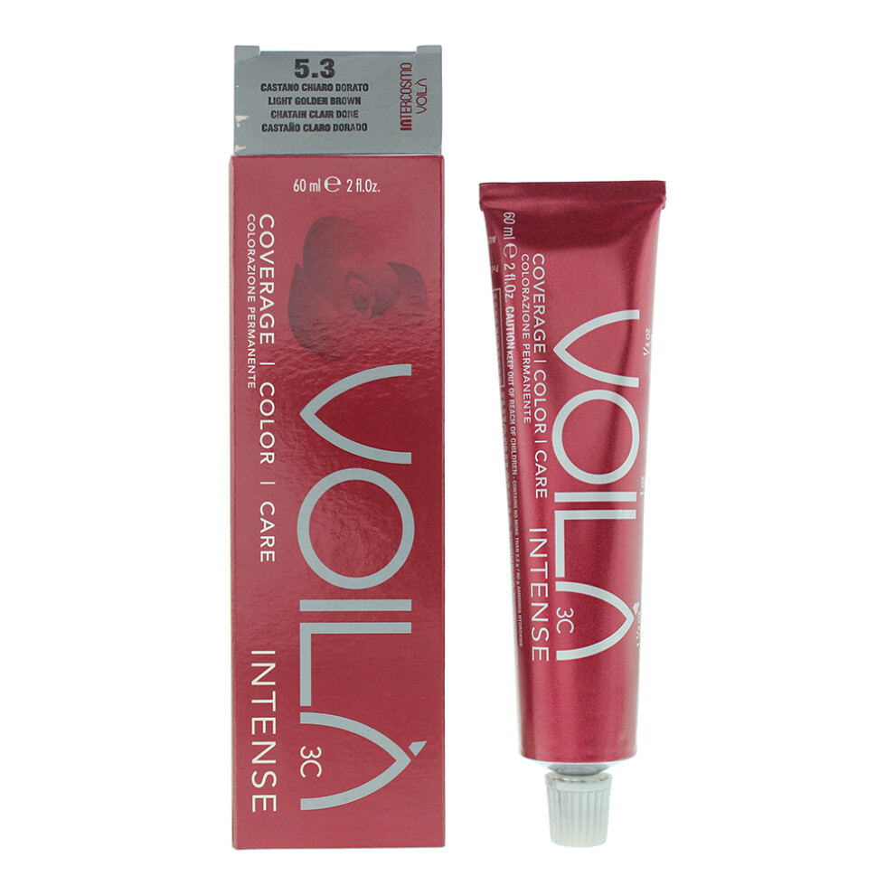 Intercosmo Voil? 3C Intense 5.3 Light Golden Brown Hair Colour 60Ml