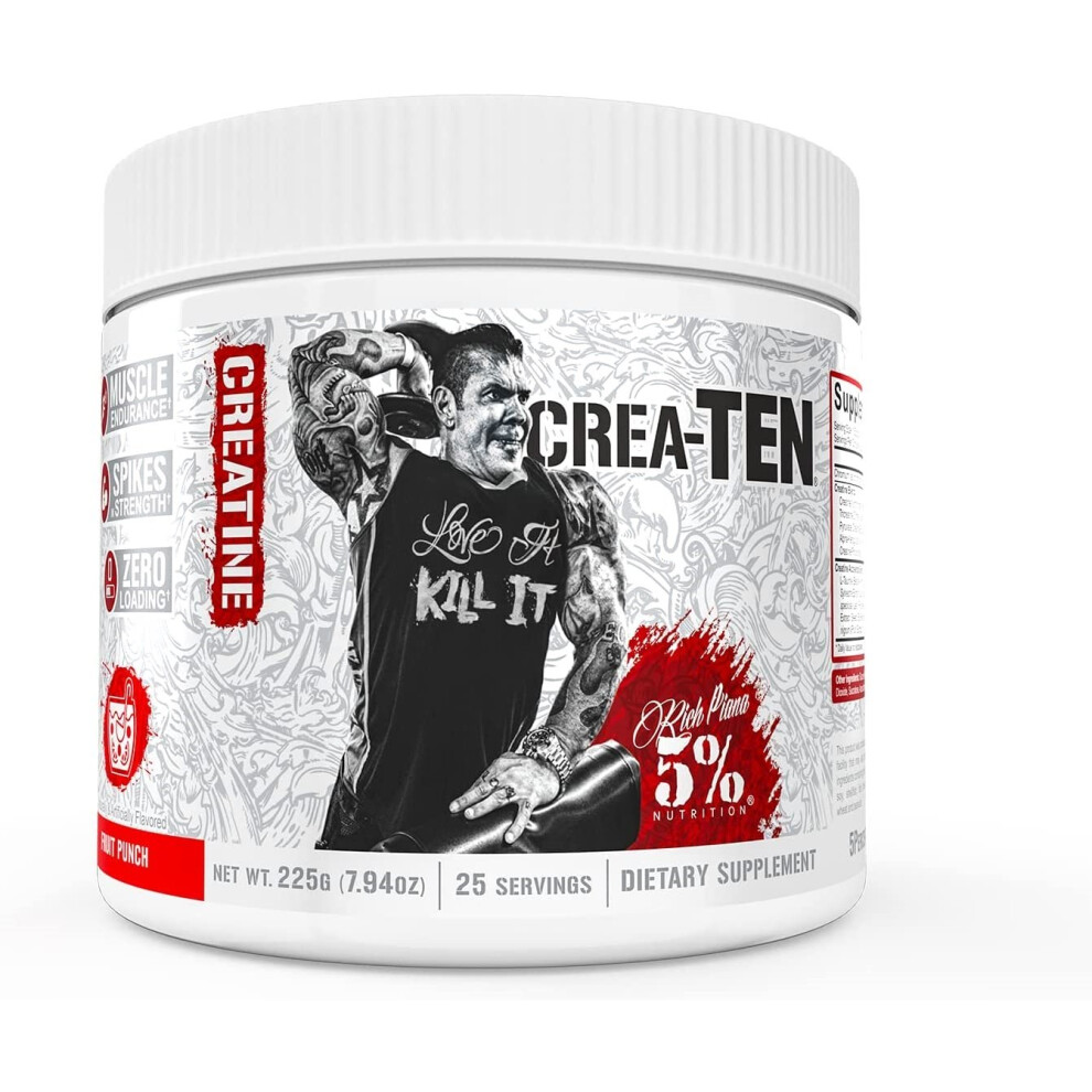 5% Nutrition Crea-Ten - Legendary Series, Fruit Punch - 225G