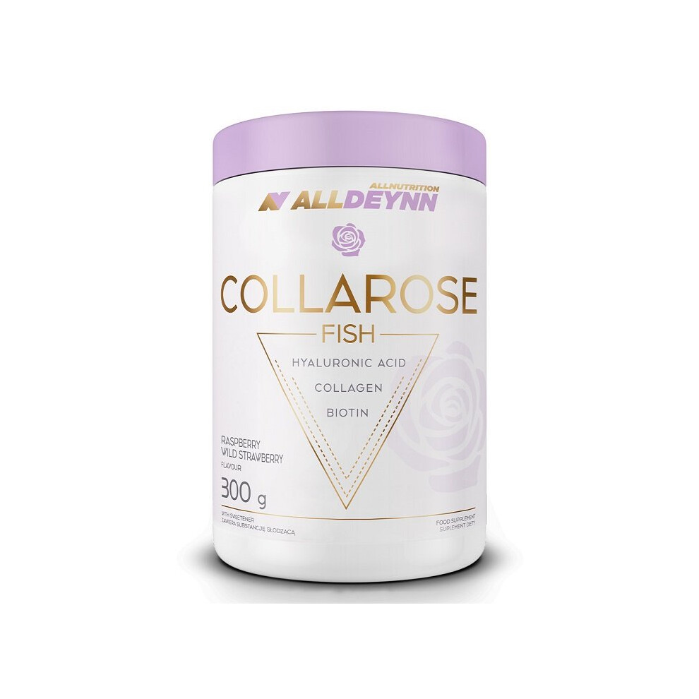 Allnutrition Alldeynn Collarose Fish, Raspberry Wild Strawberry - 300G