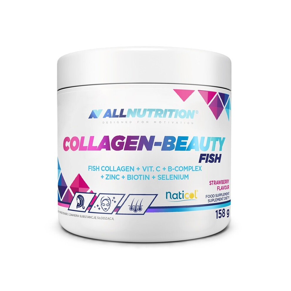 Allnutrition Collagen-Beauty Fish, Strawberry - 158G