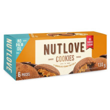 Nutlove Cookies, Chocolate Peanut Butter - 6 cookies